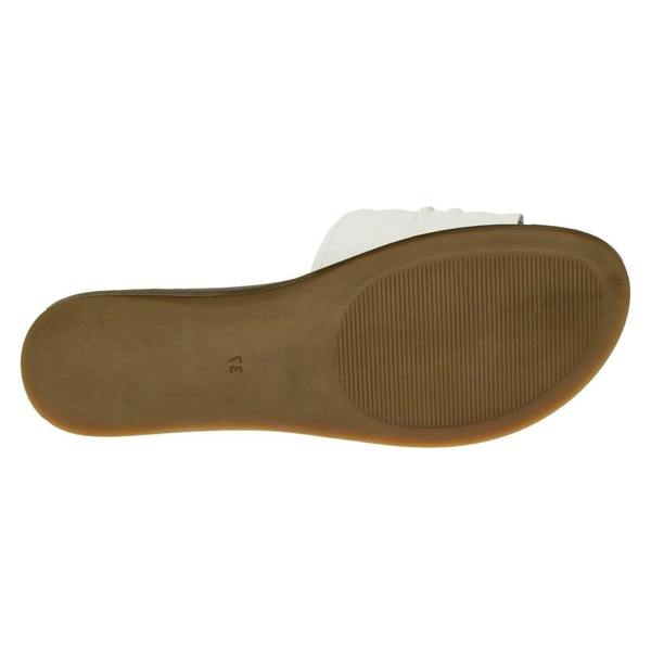 Leather Collection Ladies Leather Collection Twisted Vamp Mules F00203