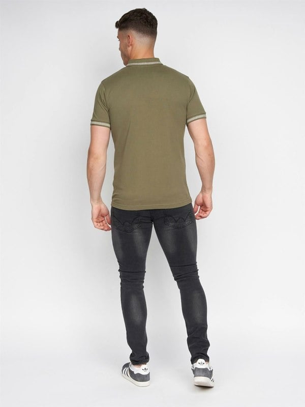 Duck and Cover Feltar Polo - Olive