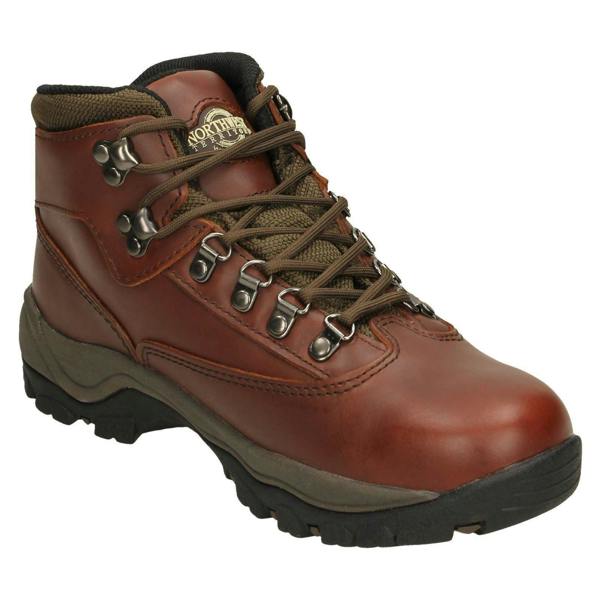 Northwest Territory Ladies Northwest Territory Leather Hiking Walking Waterproof Ankle Boots Peak