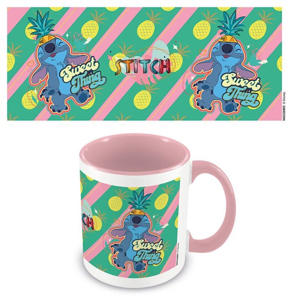 Lilo & Stitch You´re My Fave Inner Two Tone Mug - White/Pink/Green