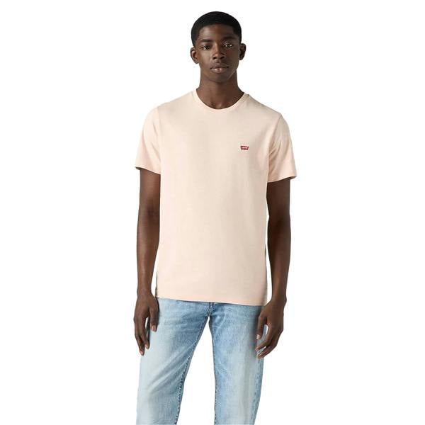 Levis Mens Original Batwing Logo T-Shirt - Pale Dogwood - 