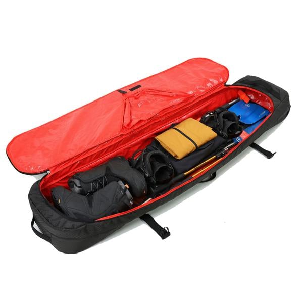 Goode Leisure Nitro Snowboard Travel Bag Wheeled Tracker 165cm Raven Black Padded 90L