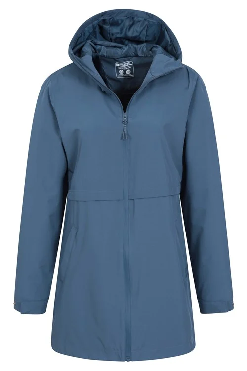 Mountain Warehouse Womens/Ladies Hilltop II Waterproof Jacket - Dark Blue