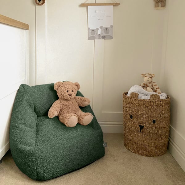 rucomfy Indoor Kids Bean Bag Chair - Snug Snuggle Seat