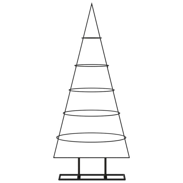 Berkfield Metal Christmas Tree for Decoration Black 125 cm