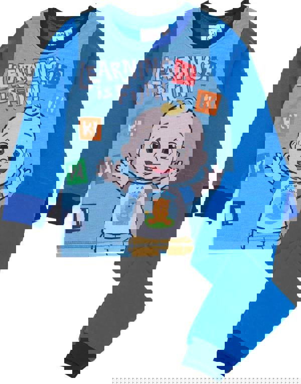 Cocomelon Boys Blue Long Sleeve Long Leg Pyjama Set