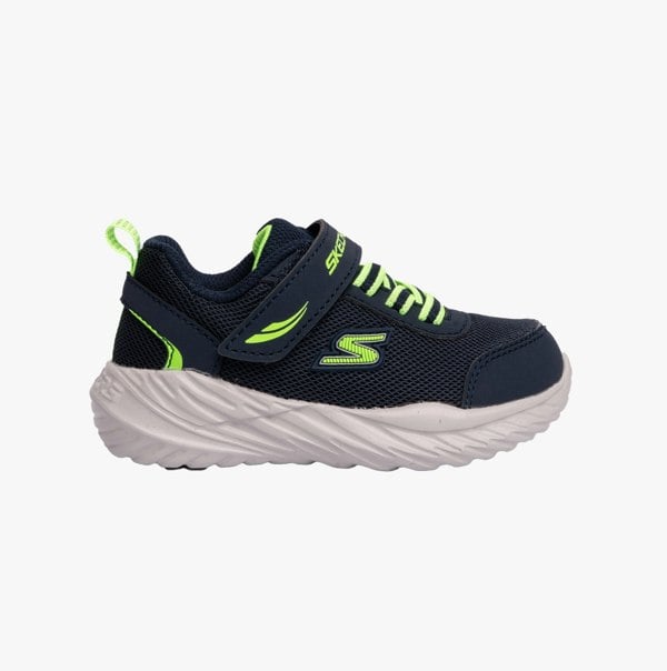 Skechers 407308N/NVLM NITRO SPRINT-ROWZER Boys Sneaker Navy/Lime