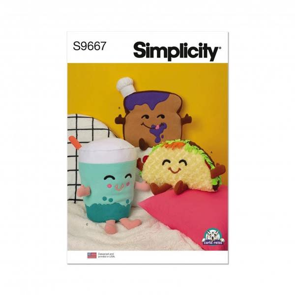 Simplicity Sewing Pattern 9667, Toys OS (One Size) - Intermediate