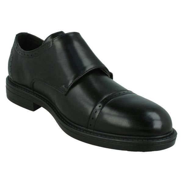 Thomas Blunt Mens Thomas Blunt Dual Buckle Strap Brogue Shoes A1131