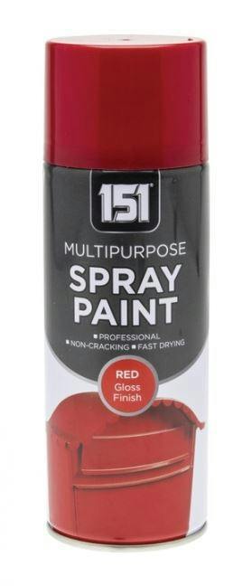 151 2X 151 Red Gloss Spray Paint 400ml