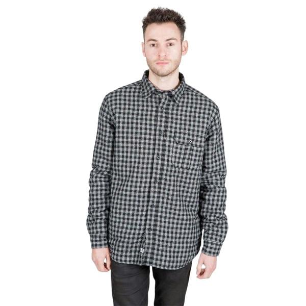 Trespass Mens Checked Regular Shirt - Black - 