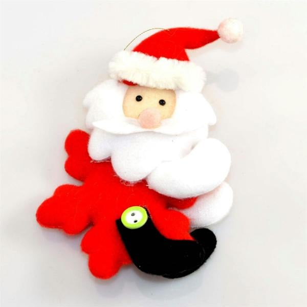 14cm Soft Teddy Novelty Christmas Tree Hanging Decorations, Pack of 3, Indoor Festive Decor image 2