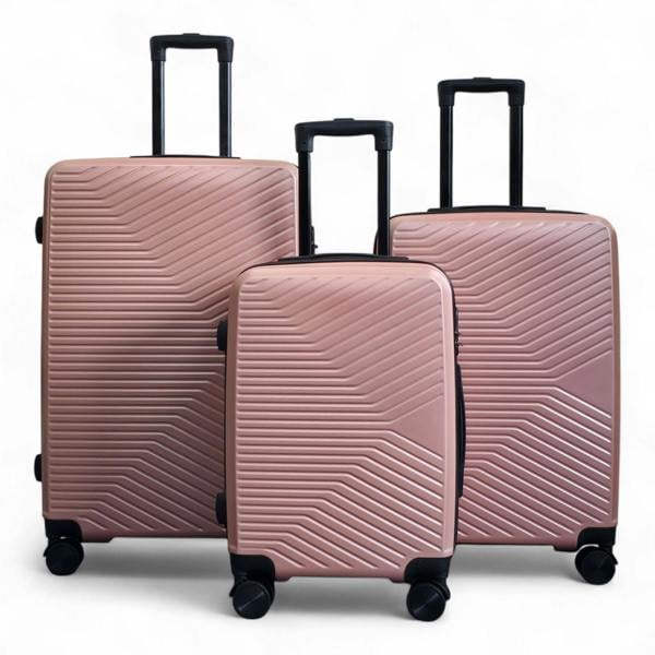 Infinity Luggage Hardshell Suitcase Set Robust 8 Wheel Luggage Cabin Case Bag