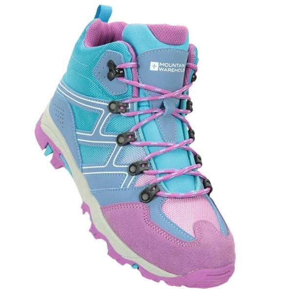 Mountain Warehouse Childrens/Kids Oscar Walking Boots - Lilac - 