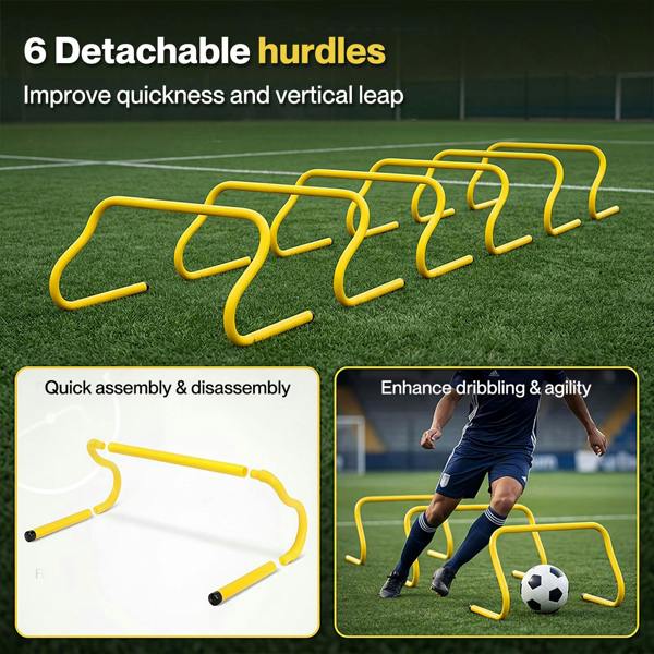 Centra  Football Training Equipment Pro Agility Speed Ladder Cones Hurdle Style