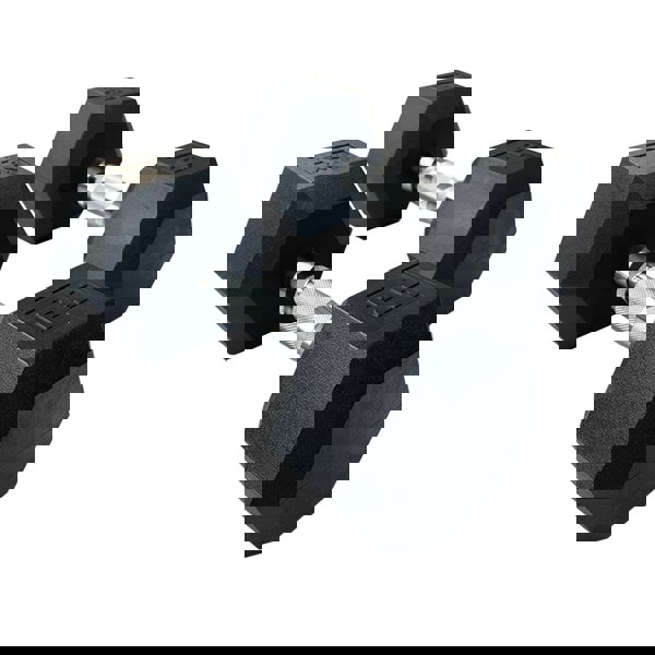 HXGN Pro Hex Dumbbells 2 x 12.5kg