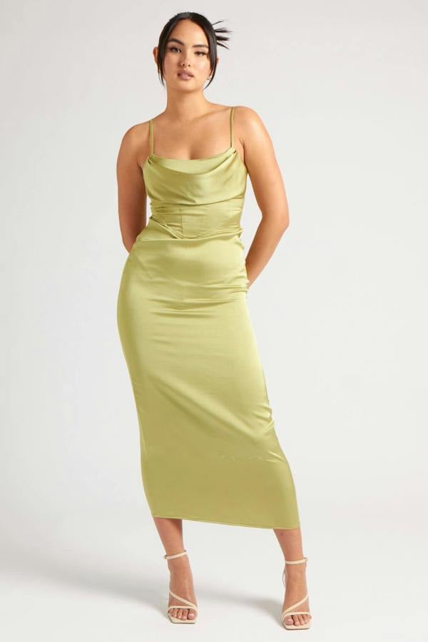 Urban Bliss Belle Corset Midi Dress