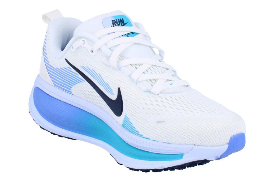 Nike Womens Vomero 18 Running Trainers Hm6804 Shoes  114 - White Midnight Navy Blue Fury 114 - Photo 3