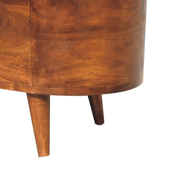 Artisan Furniture Chestnut Rounded Lid up Blanket Box