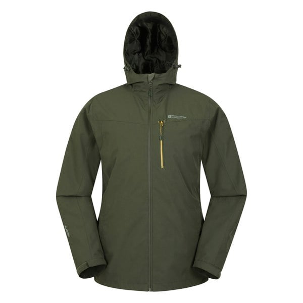 Mountain Warehouse Mens Brisk Extreme Waterproof Jacket - Green