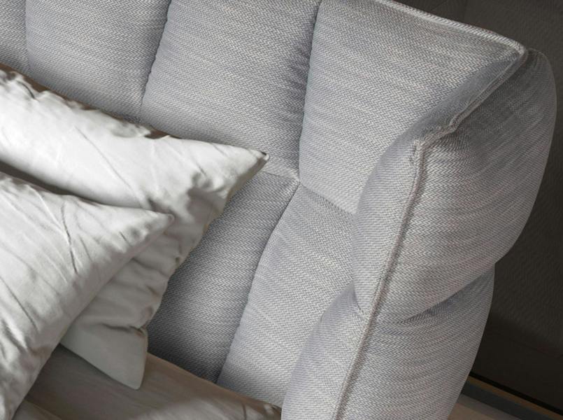 Angel Cerdá Light Bluish-grey Fabric Bed 7211