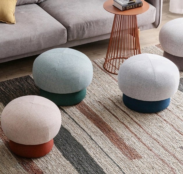 K82 MUSHROOM Kid Footstool, Multiple Color Available-Weilai Concept-Weilai Concept