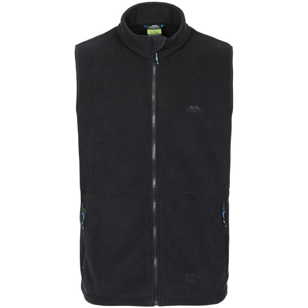 Trespass Mens Othos II Full Zip Fleece Gilet - Black