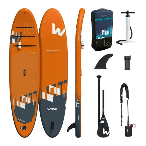 Tourer 2.0 SUP | Inflatable Paddleboard | 10'3/11'3ft | Orange - Wave Spas UK