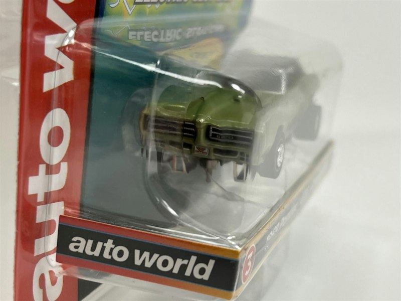 Auto World Slot Cars 1969 Pontiac GTO Convertible Grn Thunderjet Ultra G HO Slot Car SC377-3