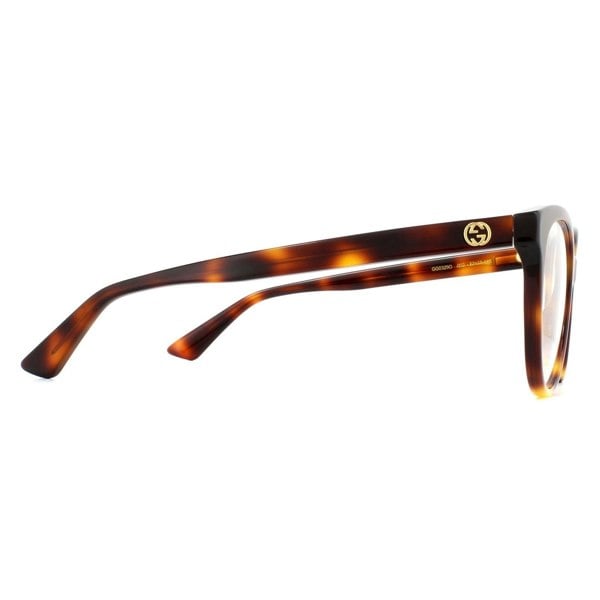 Gucci Glasses Frames GG0329O 002 Light Havana Women