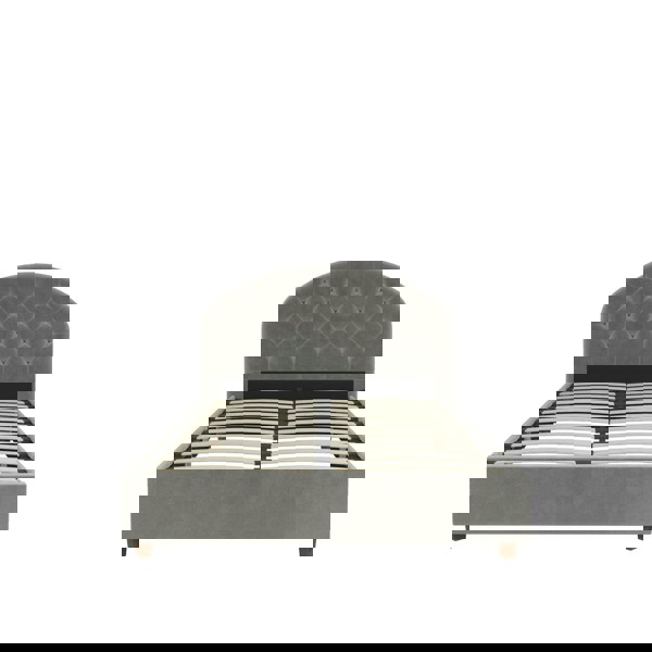 Dorel Home Aspen Upholstered Bed Velvet Lgrey - Double