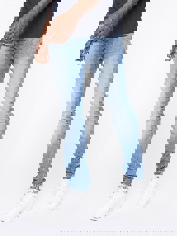Crosshatch Barbeck Slim Fit Denim Jeans Light Wash