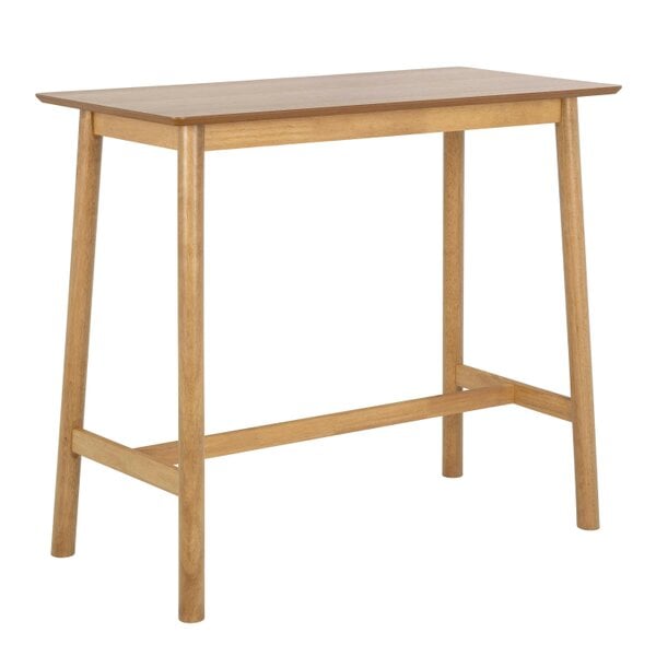 Wyld Haus Brno Kitchen Dining Set Natural Oak Effect Bar Table + 2 Bar Stools