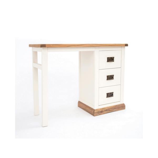 Cabinet Bits Tropea 3 Drawer Desk - Dressing Table Brass Drop Handle