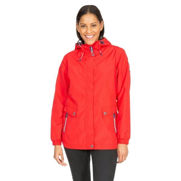 Trespass Womens/Ladies Flourish Waterproof Jacket - Hibiscus - 