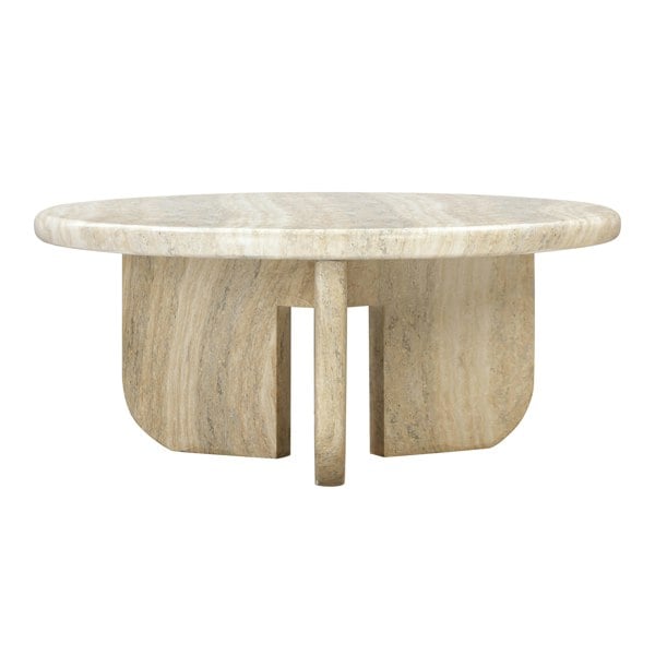 Furniture Edit Patrizia Concrete Round Coffee Table