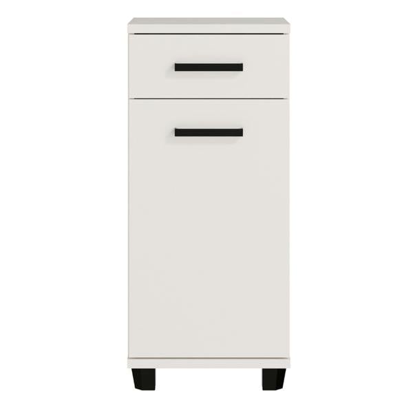 Furniture To Go Veris Bathroom Cupboard with 1 Door & 1 Drawer in Sand