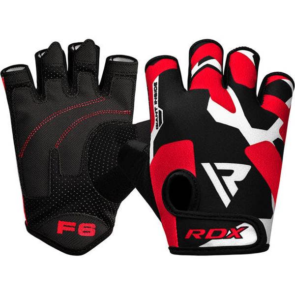 RDX Sports GYM GLOVES SUMBLIMATION F6 RED