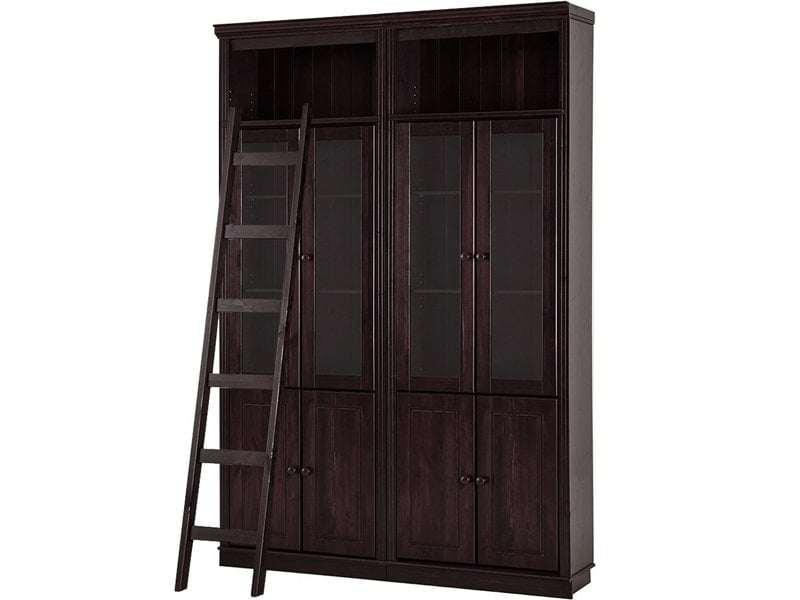 Dorel Home Anita Wall Unit J honey lacquer