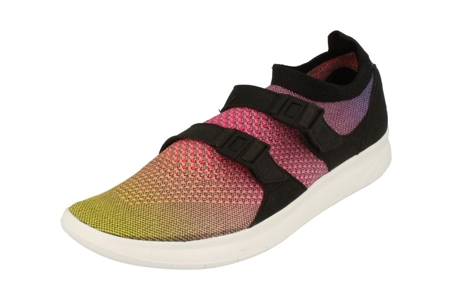 Nike Air Sockracer Flyknit PRM Mens 898021  700 - Yellow Strike White Pink 700 - Photo 0