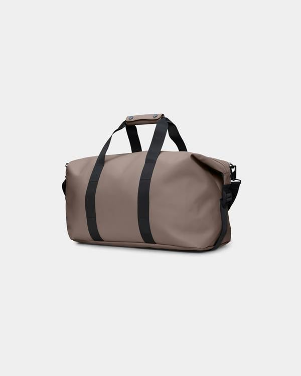 Rains Hilo Weekend Bag - 173 Cinder | CHO | Designer Unisex Bags