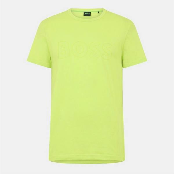 Boss Mens Teebo T-Shirt - Bright Green - 