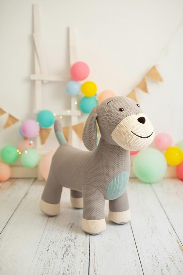 CROCHETTS Large cocker spaniel plush auxiliary seat LT-DR01