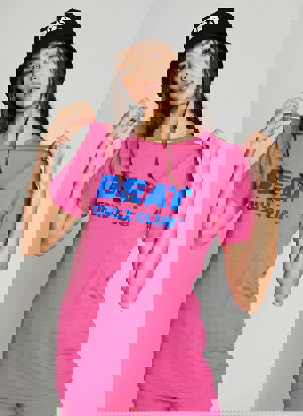 Beat Girlz Club Salto T-Shirt - Shocking Pink