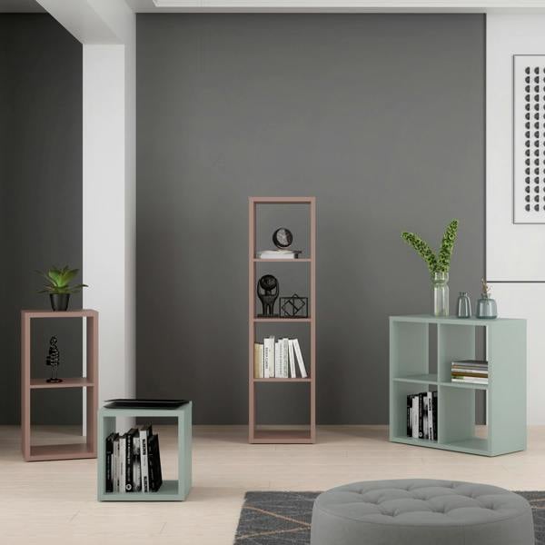 Furniture To Go Mauro 2x2 Storage Unit in Sage Green