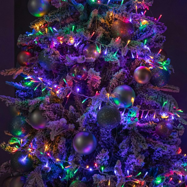 Samuel Alexander 18.7m 750 LED TreeBrights Christmas String Lights on Clear Cable with Timer in Multi-Coloured