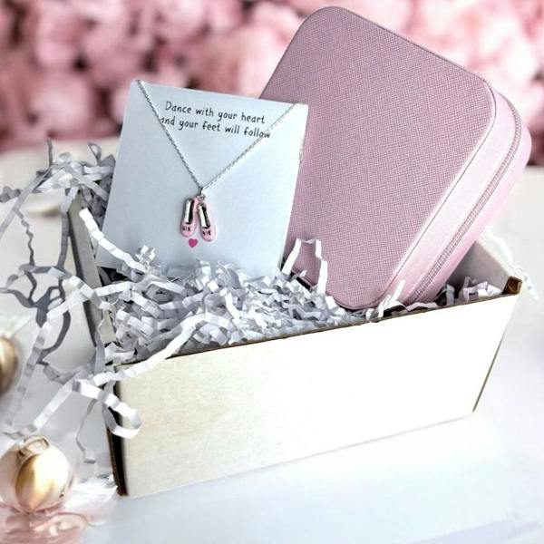 Aye Do Gifts Ballet Shoes Necklace & Jewellery Box Gift