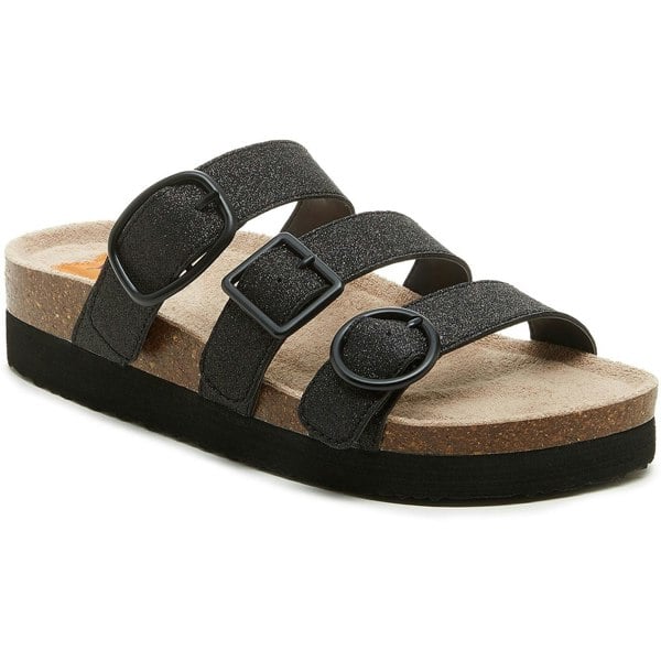 Rocket Dog Astor Glenn Glitter Sandal - Black
