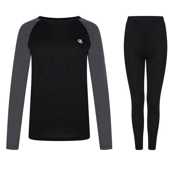 Dare 2B Womens/Ladies SP20 Base Layer Set - Black/Ebony - 