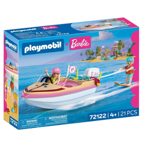 Playmobil Barbie Adventure Boat - 72122 Playset
